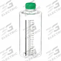 Roller Bottle: Polystyrene, 67.62 fl oz Capacity - oz, 2 L Capacity - mL, Closure Included, Sterile (MPN 229385). Key specifications — Graduated: Yes; Closure Type: Cap; Body Color: Colorless; Closure Liner Material: Polystyrene; Brand: APPROVED VENDOR.