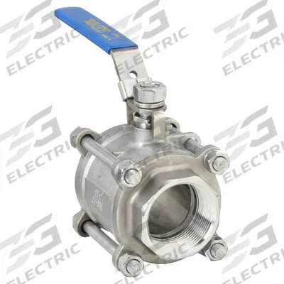APPROVED VENDOR Manual Two-Way Ball Valve: 2 1/2 in, 316 Stainless Steel, Straight Valve Body - Stainless Steel Ball Valves