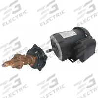 DAYTON Rotary Gear Pump: Direct Drive, 1 1/2 hp Horsepower, 230/460V AC, Bronze Body, PPS Gear, 56C (MPN 41TK19). Key specifications — Brand: DAYTON; Gear Material: PPS; Ports: 1/2" FNPT.