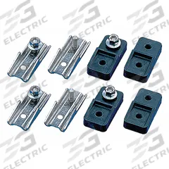 HOFFMAN Foot Kit: Mount Enclosures to a Wall, Stainless Steel (MPN CMFKSS). Key specifications — Finish: Polished; Brand: HOFFMAN; Accessory Type: Bracket Kit; Application: Mount Enclosures to a Wall; Material: Stainless Steel.