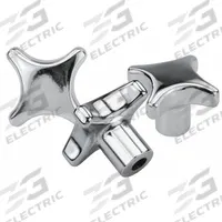 KIPP Hand Knob: 4 Point, Stainless Steel, M6 Thread, 32 mm Dia (MPN K0146.5032062). Key specifications — Brand: KIPP.