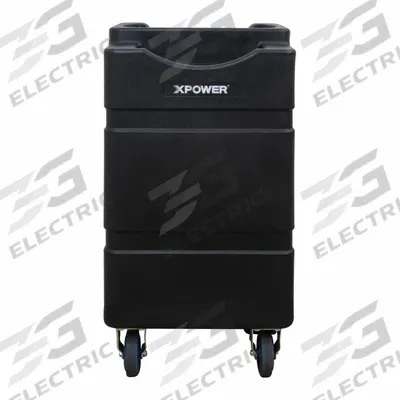 XPOWER Reservoir Tank: Polyethylene, 23.7 gal Tank Capacity - Water Reservoirs for Misting Fans