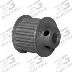 DAYTON Timing Pulley: Modified Curvilinear, Fixed, For GT Timing Belt Section, For 15 mm Belt Wd (MPN 16-5P15M6FA6). Key specifications — attr1328801: DAYTON; attr1328807: Clear Anodized; attr1328808: Powerhouse®.