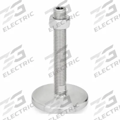 JW WINCO Male-End Leveling Mount: Swiveling Stud, 5/8"-11 Thread Size, 3.94 in - Non-Skid Male Leveling Mounts