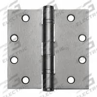 BEST Butt Hinge: Steel, Full Mortise, 1 3/4 in Leaf Wd (MPN FBB179NRP 4 5X4 5 26D STL). Key specifications — Removable Pin: No; Bearing Type: Ball; Material: Steel.
