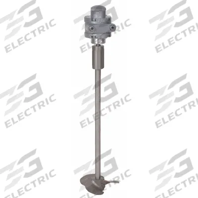 Dayton Agitator Air Mixer: Top, Clamp, 1/8 in Female NPT Inlet, NPT, 1/8 in Air Inlet Size - Air-Powered Propeller Mixers