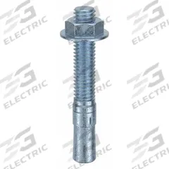 MKT FASTENING Wedge Anchor: 2 3/4 in Overall Lg, 3/8 in Dia, 3/8"-16 Thread Size, Steel, 20 PK (MPN 2638234). Key specifications — Brand: MKT FASTENING; Anchor Type: Wedge; Finish Type: Zinc Plated.