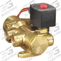 REDHAT Solenoid Valve: 4-Way, 3/8 in Pipe Size, 24V DC, Explosion Proof/Watertight, NAMUR Mount (MPN EF8344G072). Key specifications — Pipe Size: 3/8 in; Voltage: 24V DC; Brand: REDHAT; Coil Enclosure: Explosion Proof.