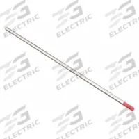 UNIWELD Tungsten Electrode: Thoriated, 3/32 in x 7 in, Red, EWTh-2, 10 PK (MPN W2DF9). Key specifications — Brand: UNIWELD; Overall Length: 7 in; AWS Classification: EWTh-2; Welding Current Designation: AC/DC; Color: Red.