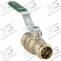 VIEGA PROPRESS Manual Two-Way Ball Valve: 3/4 in Size, Bronze, Straight, Press x FNPT, Two-Piece (MPN 79975). Key specifications — Brand: VIEGA PROPRESS; Handle: Locking Lever.