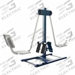 TRIACTIVE USA Leg Press: 60 in Overall Ht, 88 3/4 in Overall Lg, 26 1/4 in Overall Wd, Blue/Green (MPN LEGP-B)
