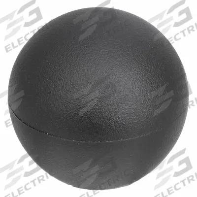 INNOVATIVE COMPONENTS Hand Knob: Ball, Plastic w/ Steel Thread, 1/4"-20 Thread - Ball Knobs with Threaded Hole