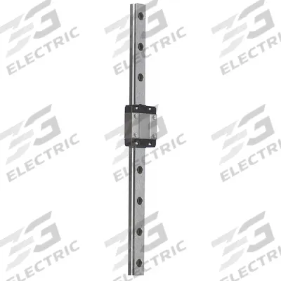 THOMSON Microguide Assembly: 12 mm Rail Wd, 14.57 in Rail Lg, Stainless Steel Rail - Thomson MicroGuide Series Miniature Carriage & Rail Assemblies
