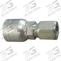 AEROQUIP Hydraulic Tube Fitting: Carbon Steel, Straight, -8 For Hose Dash Size, Female x Genderless (MPN 1AA10MT8). Key specifications — Fitting Gender: Female x Genderless; Fitting Connection Type: JIC x Crimp; Fitting Movement: Straight; Thread Size: 7/8-14"; For Hose Dash Size: -8; Brand: AEROQUIP.
