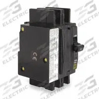 SQUARE D Miniature Circuit Breaker: 50 A, 120/240V AC, Single Phase, 10kA at 120/240V AC, 2 Poles (MPN QOU2501021). Key specifications — Phase: Single; Amps: 50 A; AC Voltage Rating: 120/240V AC; Max. AIR Rating: 10kA at 120/240V AC; For Use With: Air Conditioning and Refrigeration Equipment; Brand: SQUARE D.