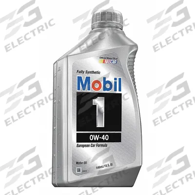 MOBIL Engine Oil: Synthetic, 1 qt Size, Bottle, 0W-40 - Gasoline Engine Oil