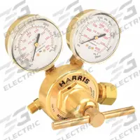 HARRIS Gas Regulator: Single Stage, CGA 346 Inlet, 9/16"-18 M RH Outlet, 200 psig, Breathing Air (MPN 425-200-346). Key specifications — Brand: HARRIS; Manufacturer Part Number: 425-200-346; Diaphragm Material: Neoprene; Outlet Connection: 9/16"-18 M RH; Inlet Connection: CGA 346.