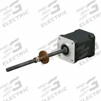 PBC LINEAR Precision Lead Screw: Lead Screw Assembly, Anti-Backlash, PTFE, Stainless Steel, 300, B (MPN LSR1205T-0400-RCF-171-NNN-N). Key specifications — Motor IP Rating: IP40; Motor Length: 39.8 mm; Nut Shape: Round; Nut Type: Anti-Backlash; Phase: 2; Rated Current: 2 A; Steps per Revolution: 200; Brand: PBC LINEAR.