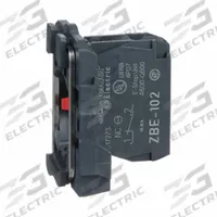 SCHNEIDER Contact Block: 22 mm Panel Mounting Size, 1NC, Momentary, ZB5 Series (MPN ZB5AZ102). Key specifications — Switch Action: Momentary; Terminal Connection Type: Screw Clamp Terminals; Brand: SCHNEIDER; Compatible with Series: ZB5.