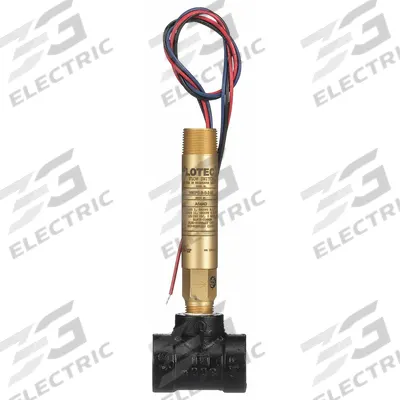 Dwyer Liquid Flow Switch: Paddle, 1/2 in/1/4 in/2 in/3/8 in For Pipe Size, Brass - Inline Hazardous-Location Switches for Liquids