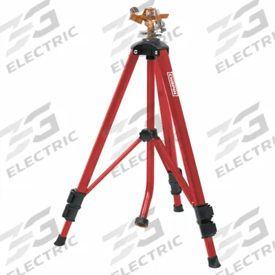 Chapin Tripod Sprinkler: Tripod, Adj Circle, Tripod Impact Sprinkler, 70 ft dia - Lawn Sprinklers