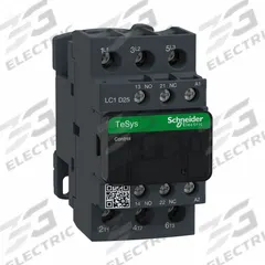 SCHNEIDER IEC Magnetic Contactor: Non-Reversing, 3 Poles, 3NO Contacts, 25 A, 240V AC Coil (MPN LC1D25P7). Key specifications — Brand: SCHNEIDER; Integrated Surge Suppression: No.