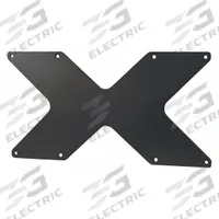 VIDEO MOUNT PRODUCTS Adaptor Plate: Ceiling/Wall, Fixed, Powder Coated, Black, For Televisions, AP1B. Key specifications — Manufacturer Part Number: AP1B; Finish: Powder Coated; Material: Steel; Mounting Location: Ceiling; Brand: VIDEO MOUNT PRODUCTS; Color: Black.