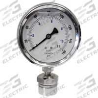 KODIAK CONTROLS Pressure Gauge: 0 psi to 160 psi, KC301, 4 in Dial, 316 Stainless Steel, Mineral Oil (MPN KC301L40160/DSM3512). Key specifications — Brand: KODIAK CONTROLS; Gauge Case Liquid: Glycerin; Seal Fill Liquid: Mineral Oil; Gauge Case Material: 304 Stainless Steel; Seal Lower Housing Material: 316 Stainless Steel; Accuracy: ±1.00%; Gauge Wetted Parts: Stainless Steel.