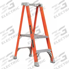 LOUISVILLE LADDER Platform Stepladder: 4 ft Ladder Size, Fiberglass, 300 lb Load Capacity, 16 lb Wt (MPN FXP1702). Key specifications — Brand: LOUISVILLE LADDER; Included Features: Impact-Resistant Bracing.
