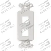 HUBBELL PREMISE WIRING Outlet Frame: Keystone, Light Almond, 2 Ports, NS612W (MPN NS612LA). Key specifications — Color: Light Almond; Brand: HUBBELL PREMISE WIRING.