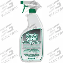 SIMPLE GREEN Antispatter: 32 oz Spray Bottle (MPN 1410001213452). Key specifications — Brand: SIMPLE GREEN.