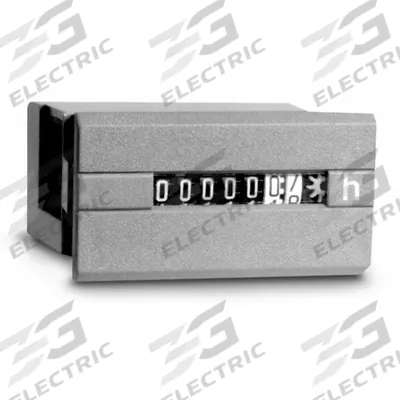 TRUMETER Electromechanical Hour Meter: Hour Meters, Front Panel Mounting, Analog