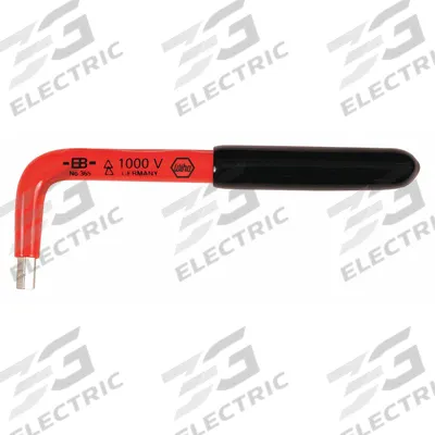 WIHA Hex Key: 0 Ball Ends, 3/32 in Tip Size, SAE, Short, Chrome Vanadium Molybdenum - Insulated Hex Keys