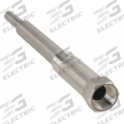 APPROVED VENDOR Threaded Thermowell: Stainless Steel, For 12 in Stem Lg - Stepped-Shank Threaded Thermowells