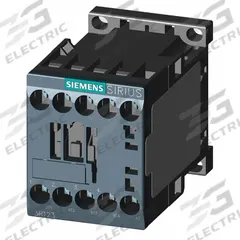 SIEMENS IEC Magnetic Contactor: Non-Reversing, 4 Poles, 4NO Contacts, 9 A, 24V AC Coil (MPN 3RT23161AB00). Key specifications — Brand: SIEMENS; Integrated Surge Suppression: No.