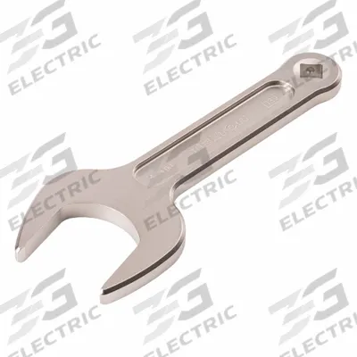TEKTON Open End Wrench: Chromium Molybdenum Steel, Satin, 37 mm Head Size - Metric, Single End, Open End Wrenches