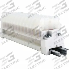 SQUARE D Terminal Block: Track Mounting Type, Box Lug Wire Termination, 24 Wire Terminals, 60 A (MPN 9080GR612). Key specifications — Mounting Type: Track; Brand: SQUARE D; For Minimum Wire Size: 22 AWG.