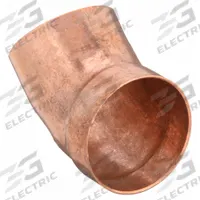 NIBCO Sweat Fitting Elbow: 3 in CTS x 3 in CTS, Cup x FTG, Wrot Copper (MPN 9062 3)