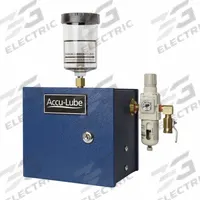 ACCU-LUBE Misting System: Solenoid, 1 Line (MPN 01A1). Key specifications — Brand: ACCU-LUBE; Delivery Line Material: Vinyl; Reservoir Material: Polycarbonate; Nozzle Material: Brass/Copper.