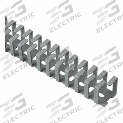 PANDUIT Flexible Duct: 2 in Nom Wd, 2 in Nom Ht, 0.3 in Slot Wd, Polypropylene - Flexible One-Piece Slotted Wiring Ducts