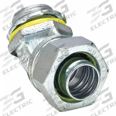 Liquid-Tight Conduit Fitting: Steel/Iron, 2 in Trade Size, Insulated, 45° Elbow (MPN 3448). Key specifications — Insulated: No; Trade Size: 2 in; Box Connection: 2 in MNPT; Material: Iron; Steel; Color: Gray; For Use With: Flexible Liquid Tight Metallic Conduit; Flexible Liquid Tight Non-Metallic Type B Conduit.