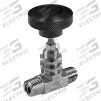 HAM-LET SS Integral-Bonnet Needle Valve: Inline Valve Body, 316 Stainless Steel, Integral Bonnet (MPN H-380U-SS-N-V-1/4-RS). Key specifications — For Media: Liquid; Standards: ISO 2006(E); Brand: HAM-LET; Valve Series: H300U; Stem Type: V-Stem; Connection Gender - Side 2: Male; Connection Gender - Side 1: Male; Connection Type - Side 1: NPT.