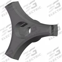 INNOVATIVE COMPONENTS Hand Knob: 3 Point, Plastic, M6 Thread, 2 in Dia, Black (MPN GNH4-HEXRT5----). Key specifications — Brand: INNOVATIVE COMPONENTS.