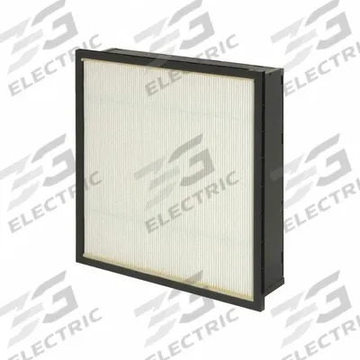 GRAINGER Minipleat Air Filter: 24 in x 24 in x 6 in, Fiberglass, Plastic, Single Header - MERV 14 Minipleat Air Filters