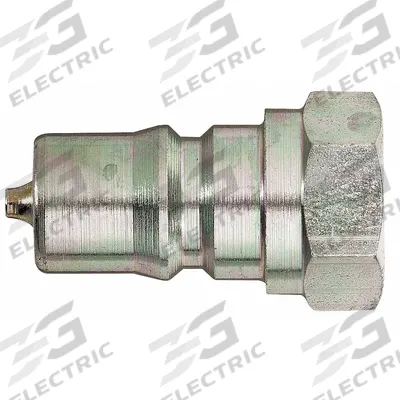 HANSEN Hydraulic Quick Connect Hose Coupling: 1/2 in Coupling Size, Steel - HK Series Hydraulic Quick-Connect Coupling Plugs