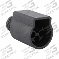SOURIAU Electrical Connector: Trim Trio UTL 10, In-Line Receptacle, 6 Contacts, 16 A, IP68/IP69K (MPN UTL1102G1W3S). Key specifications — Wire Size: 30 AWG to 14 AWG; Includes Contacts: Contacts Not Included; Brand: SOURIAU; Coupling Type: Push-Pull; IP Rating: IP69K; Series: Trim Trio UTL; Contact Gender: Female; Voltage Rating: 500V (IEC).