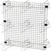 HUSKY RACK & WIRE Welded Wire Panel: 4 ft H x 4 ft W x 1 1/2 in D, Black, Powder-Coated (MPN V0404). Key specifications — attr1283297: Powder-Coated; attr1283316: Steel; attr1283313: Yes; attr1283333: HUSKY RACK & WIRE.