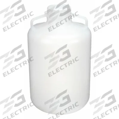 APPROVED VENDOR Carboy: 19.98 L Capacity - mL, Screw On Cap, White, 472.28 mm Overall Ht - Round Carboys