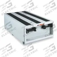CRESCENT JOBOX Truck or Van Door Storage Tray: Steel, 13 in Ht, 24 in Wd, 48 in Dp, 2 Drawers, White (MPN 666980). Key specifications — Color: White; Brand: CRESCENT JOBOX.