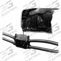 3M Splice Kit: 1 kV Max Volt (MPN 61345). Key specifications — Container Type: Box; Kit Includes: Pressure-Sensitive Adhesive Film Sealing Strip; Special Features: Flexible Film Plastic Mold with Built-In Spacer Web and Sealing Strips Along the Adjacent Edges 3M™ Scotchcast™ Electrical Insulating Resin 2104 in a Convenient Closed Mixing Pouch; Brand: 3M.
